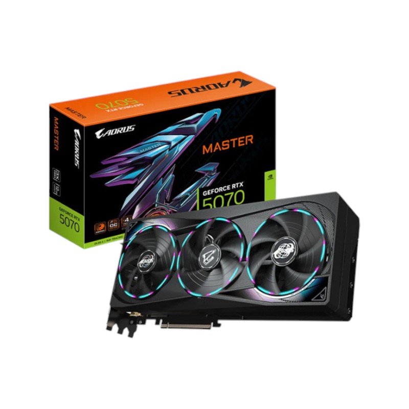 VGA Gigabyte AORUS GeForce RTX 5070 MASTER 12G (GV-N5070AORUS M-12GD)