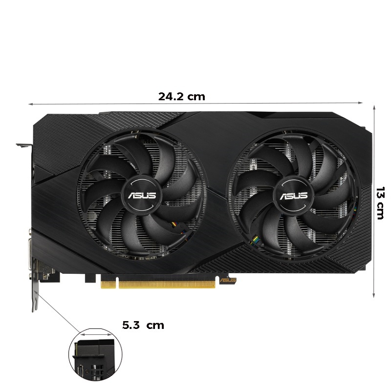 ASUS Dual GeForce RTX 2060 OC EVO 6GB GDDR6