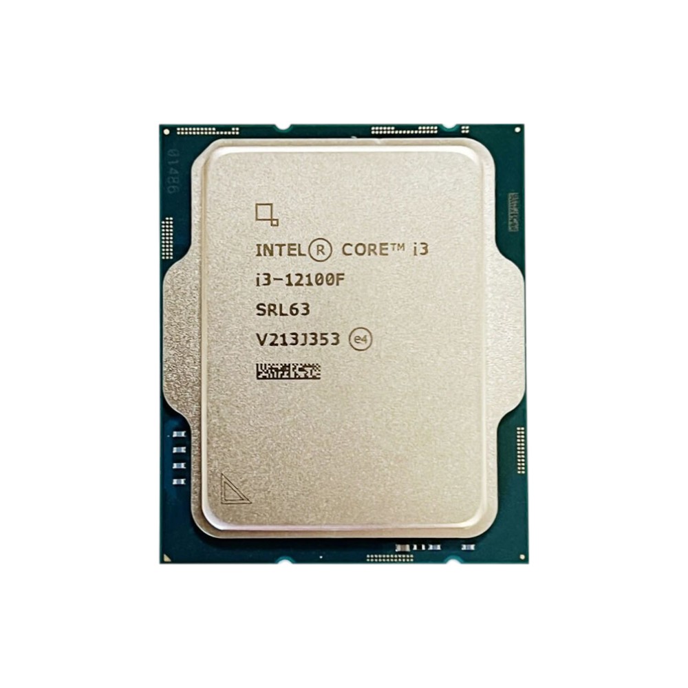 CPU Intel Core i3 12100F Tray (3.3GHz turbo up to 4.3GHz, 4 nhân 8 luồng, 12MB Cache)