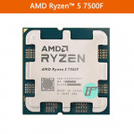 CPU AMD Ryzen 5 7500F Tray (3.7 GHz Upto 5.0 GHz / 38MB / 6 Cores, 12 Threads / 65W / AM5)