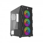 VỎ CASE MKC 3F (MID TOWER/MÀU ĐEN/3 FAN RGB)