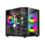 Vỏ Case VITRA PANORAMA S Black (MATX/Màu Đen/Rad 240)