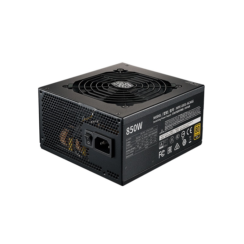 Nguồn máy tính Cooler Master MWE GOLD 850 - V2  850W ( 80 Plus Gold/Màu Đen/Full Modular)